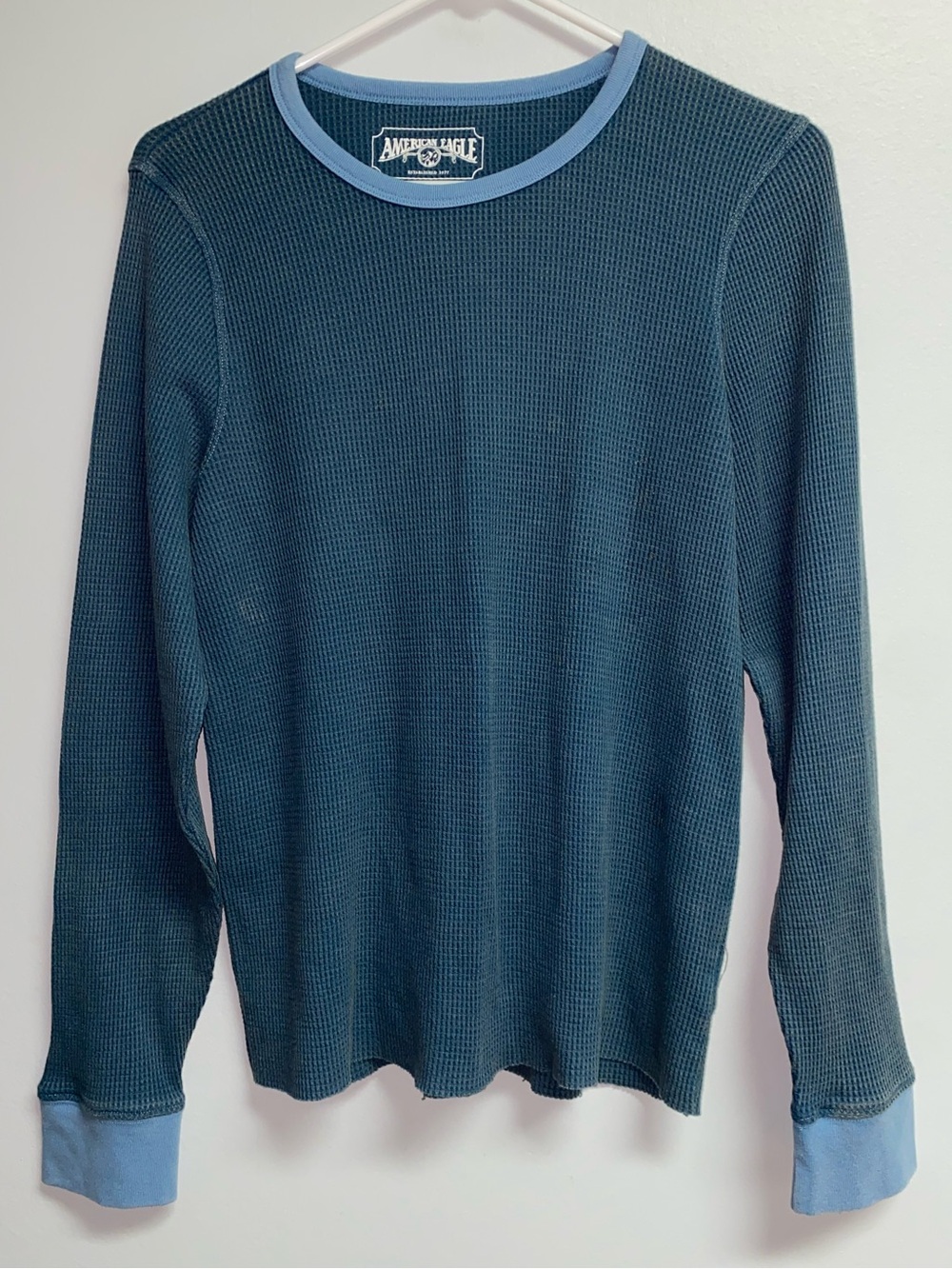 AMERICAN EAGLE VINTAGE WAFFLE KNIT TOP - XL